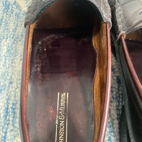 Johnston & Murphy Men\'s Hayes Penny Burgundy  Shoes  Size 11 main image 12